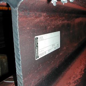 supersticky label on uneven rusty surface supersticky label on uneven rusty surface